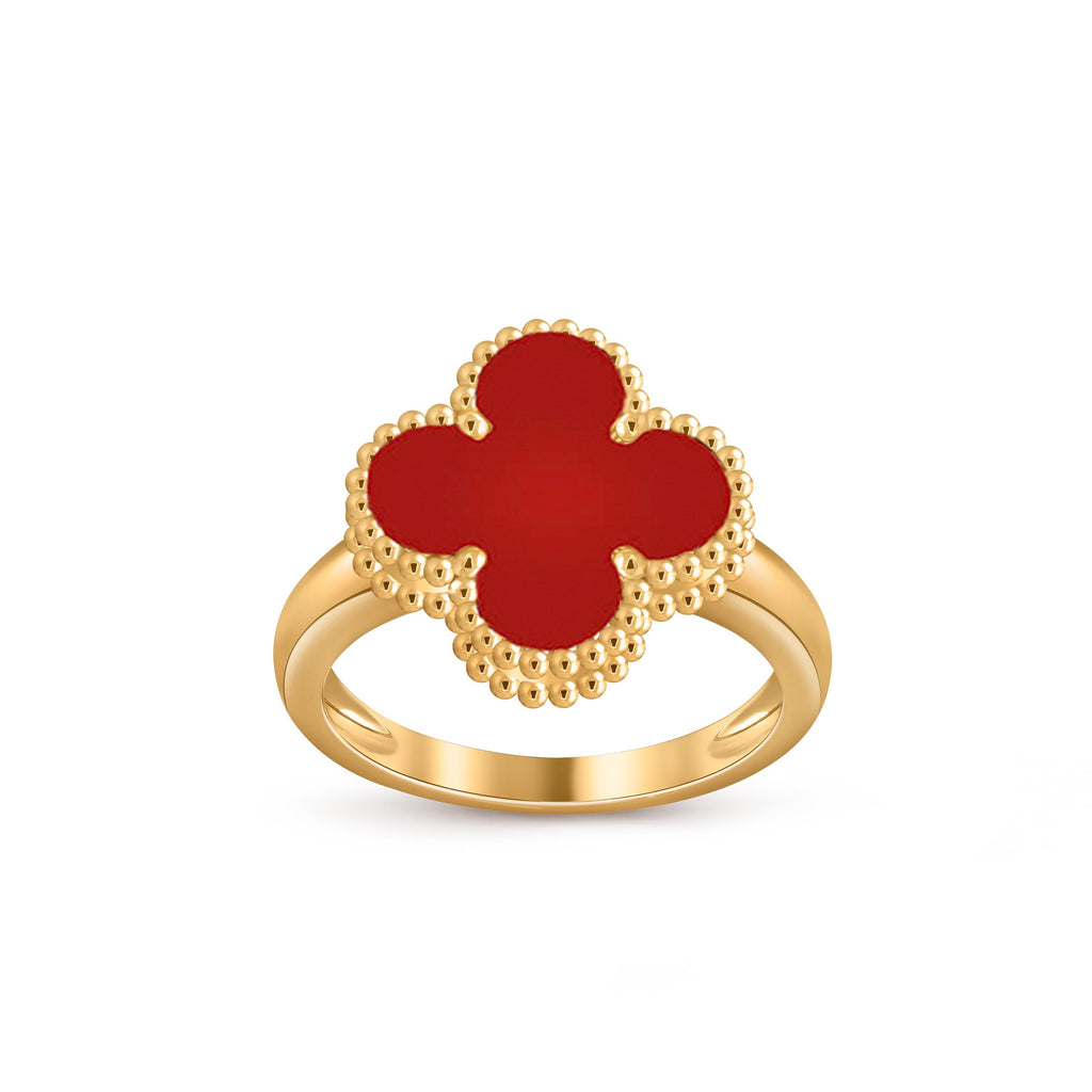 [LUXE JEWELRY]CLOVER RING GOLD COLLECTION