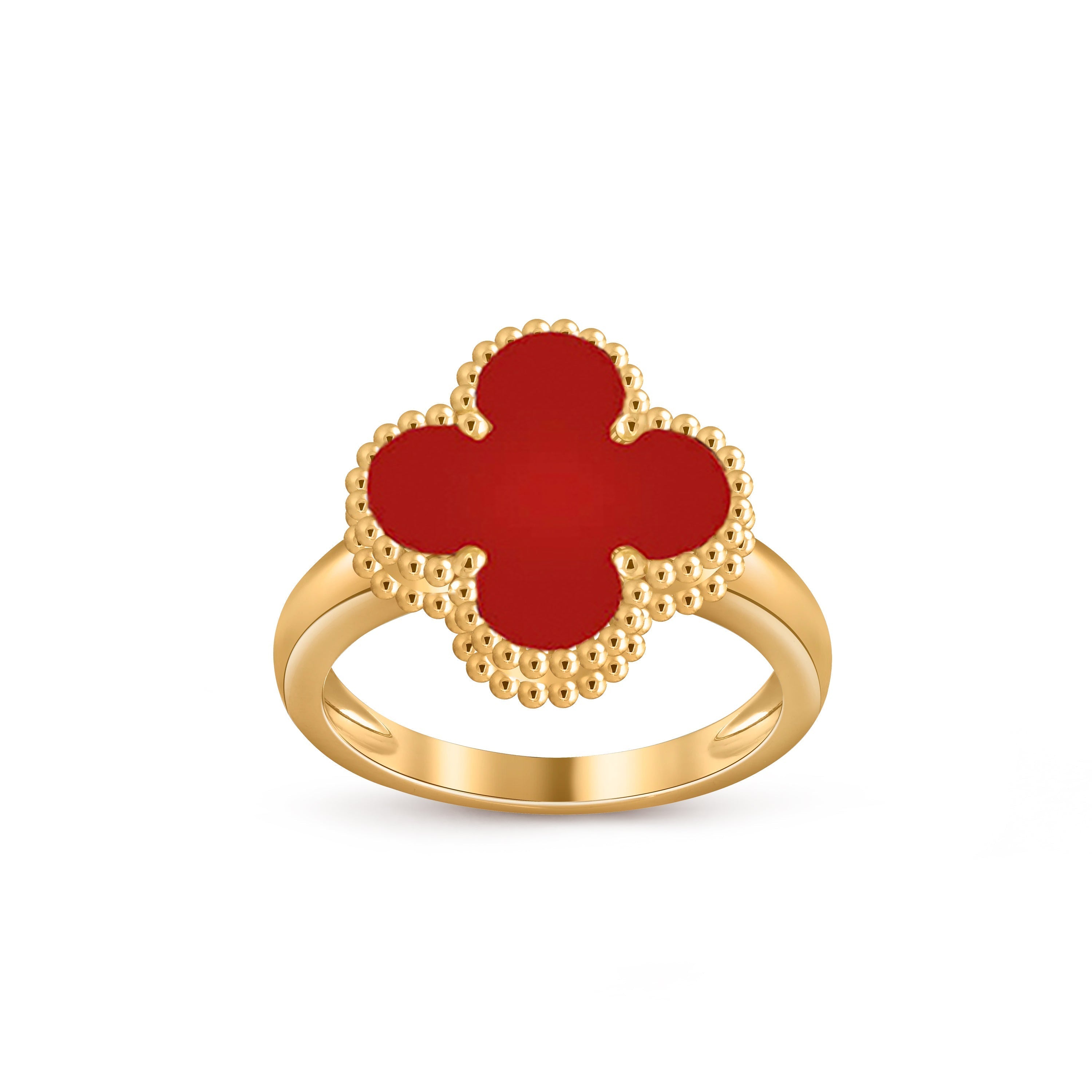 [LUXE JEWELRY]CLOVER RING GOLD COLLECTION
