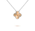 [LUXE JEWELRY]CLOVER 15MM NECKLACE SILVER COLLECTION