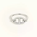 [LUXE JEWELRY]RONDE SMALL SILVER DIAMOND RING