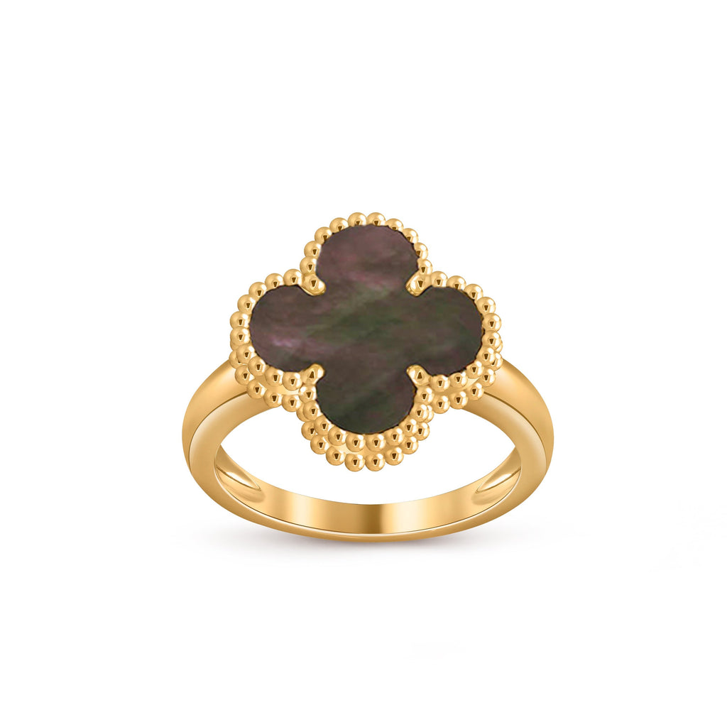 [LUXE JEWELRY]CLOVER RING GOLD COLLECTION