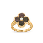 [LUXE JEWELRY]CLOVER DIAMOND RING GOLD COLLECTION