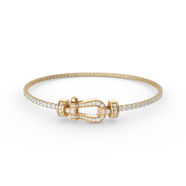 [LUXE JEWELRY]FORCE  HORSESHOE  DIAMOND TENNIS BRACELET