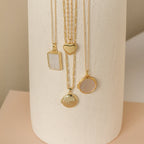 Initial Heart Locket Necklace