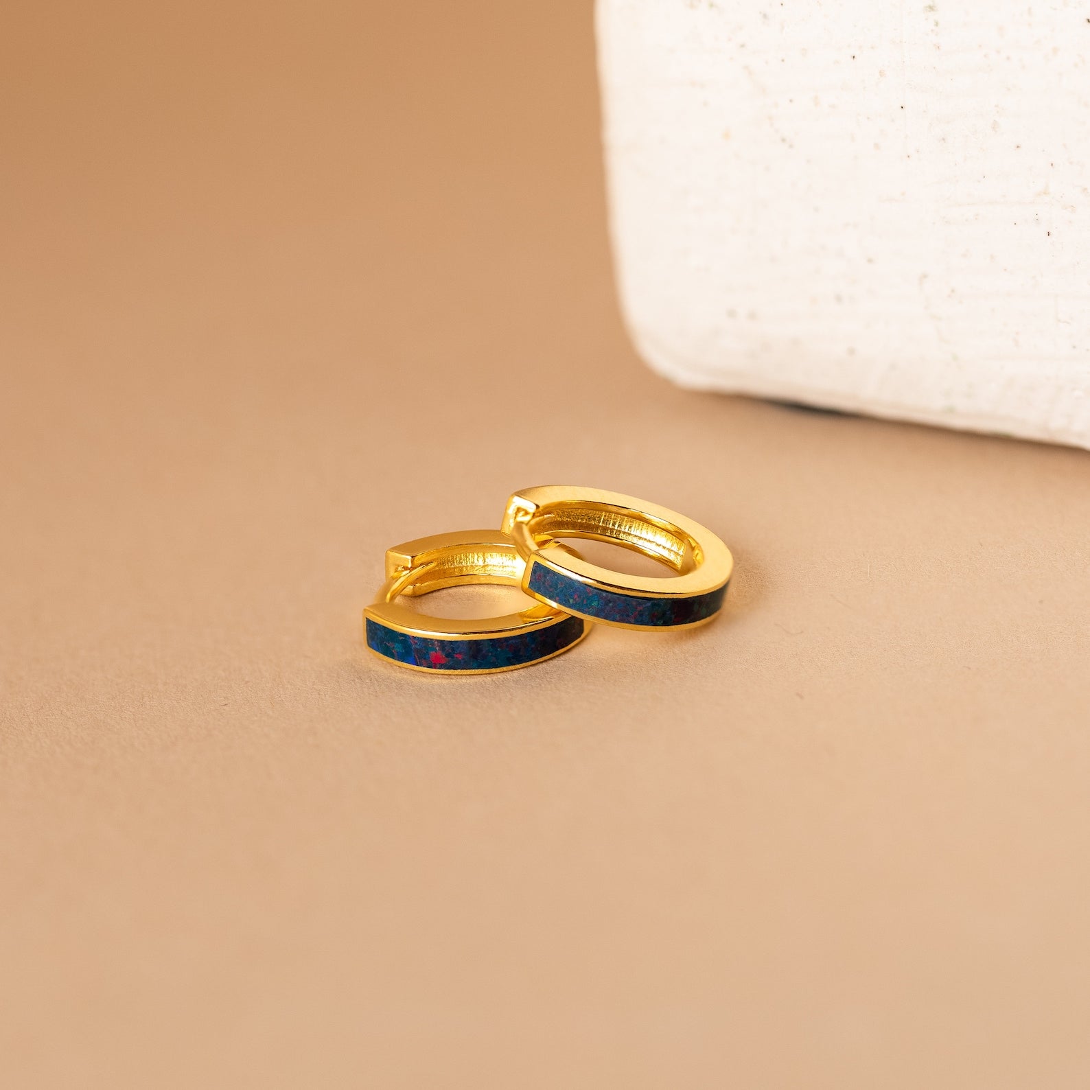 Opal Inlay Earrings