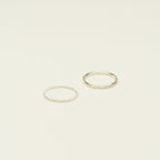 Minimalist Stacking Ring Set