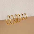 Mini Bold Hoops Set