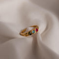 Vintage Multiple Birthstone Ring