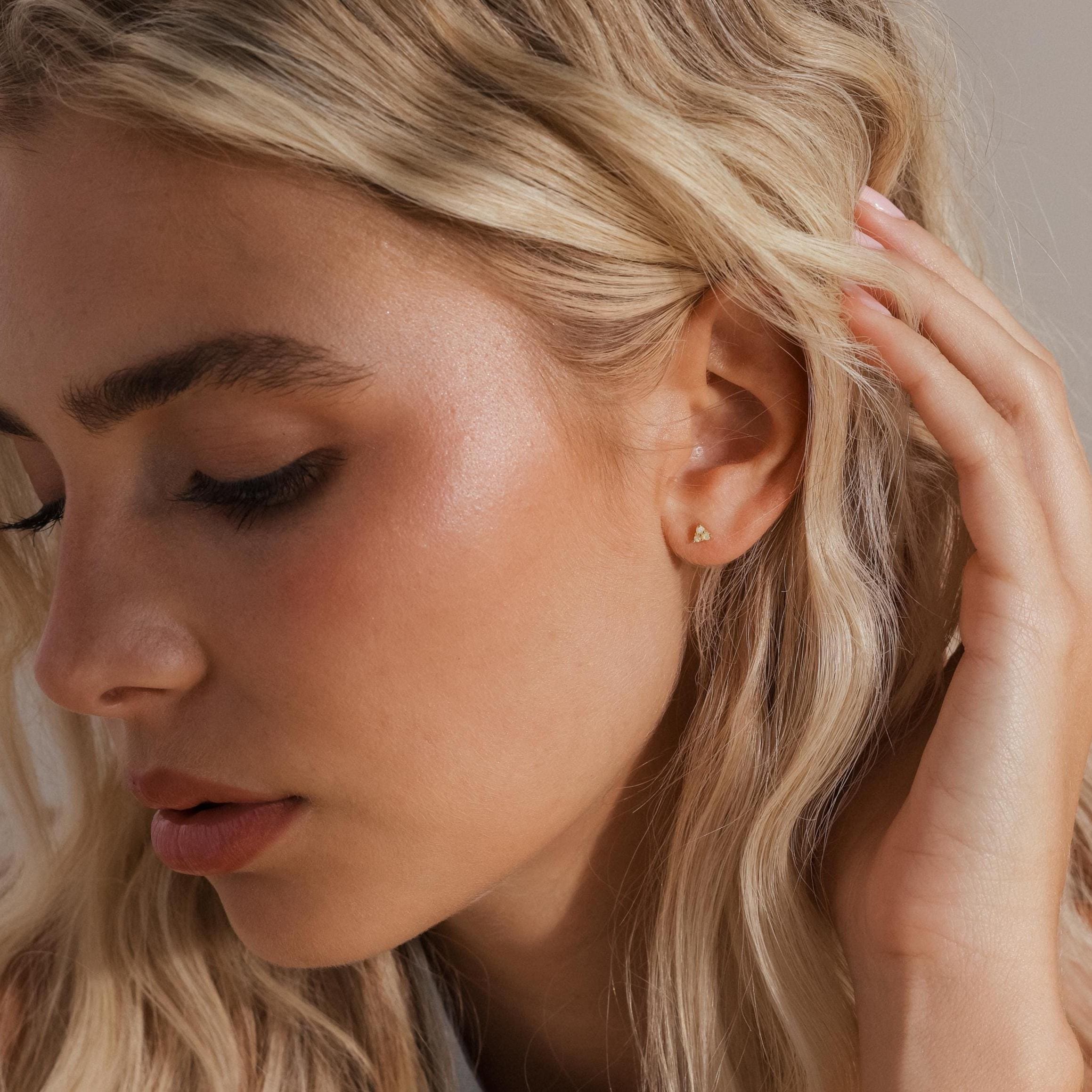 Opal Cluster Flatback Studs