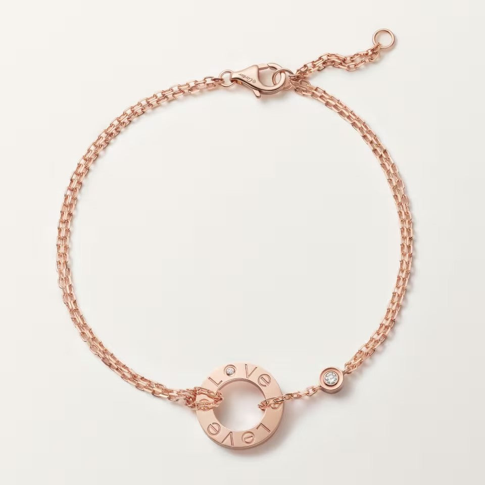 [LUXE JEWELRY] LOVE BRACELET 2 DIAMOND