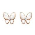 [LUXE JEWELRY]BUTTERFLY MOP DIAMOND EARRINGS