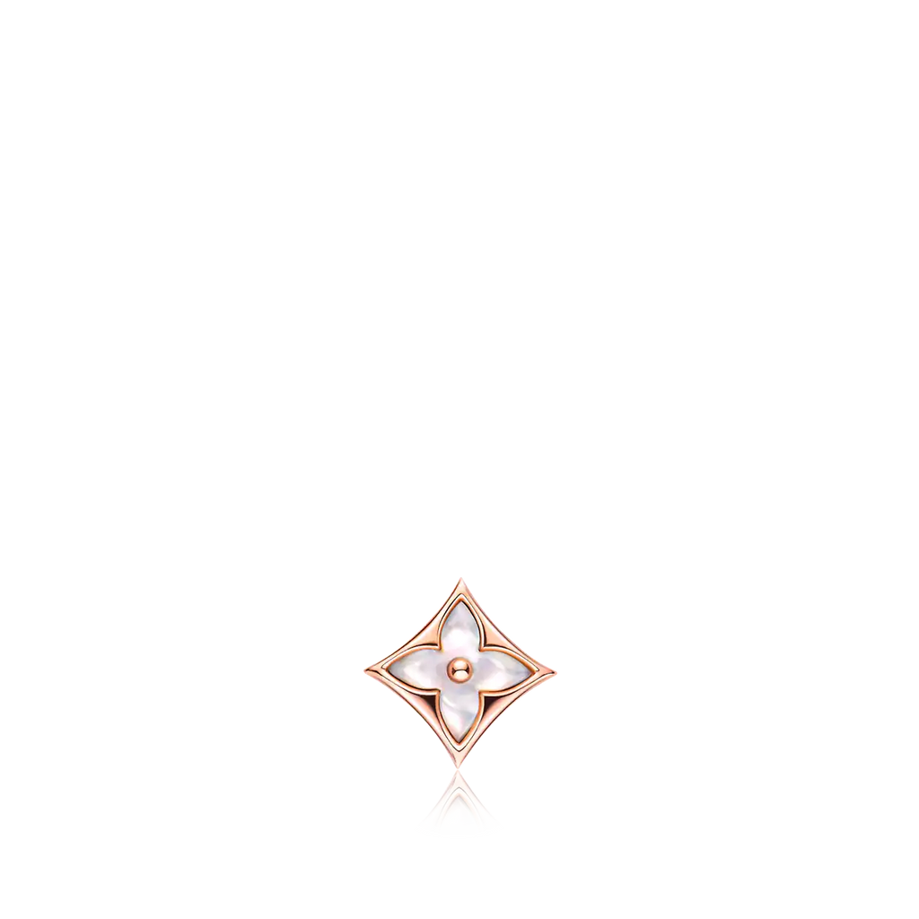 [Luxe]STAR MOP PINK GOLD EARRINGS