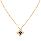 [LUXE JEWELRY]STAR PEDANT PINK GOLD DIAMOND NECKLACE