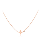 [LUXE JEWELRY]BLOSSOM PENDANT PINK GOLD AND DIAMOND