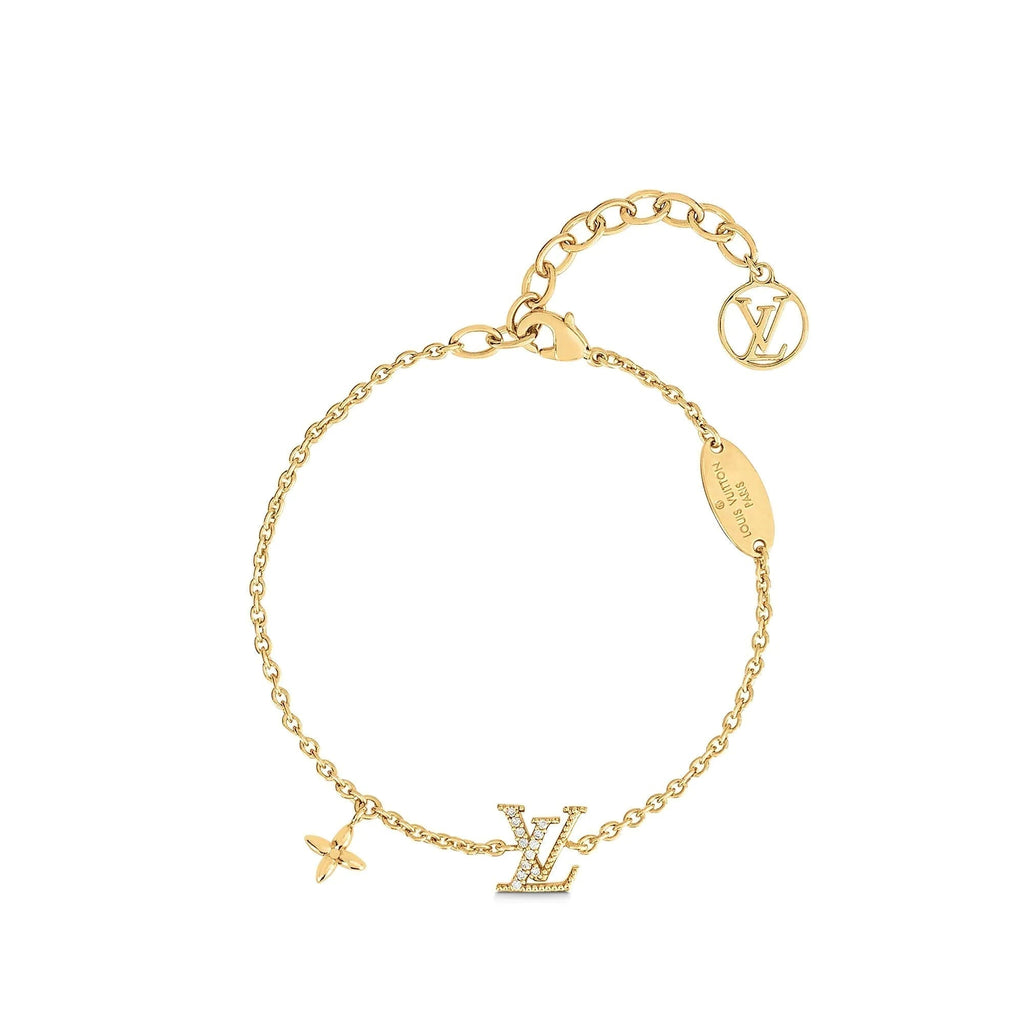 [LUXE JEWELRY]LOGO STAR MOTIF GOLD BRACELET