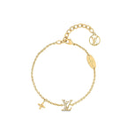 [LUXE JEWELRY]LOGO STAR MOTIF GOLD BRACELET
