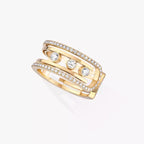 [LUXE JEWELRY]Move 10th Diamond Ring in Gold