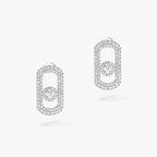 [Luxe Jewellery] So Move Pave_-Set Diamond Earrings in Silver
