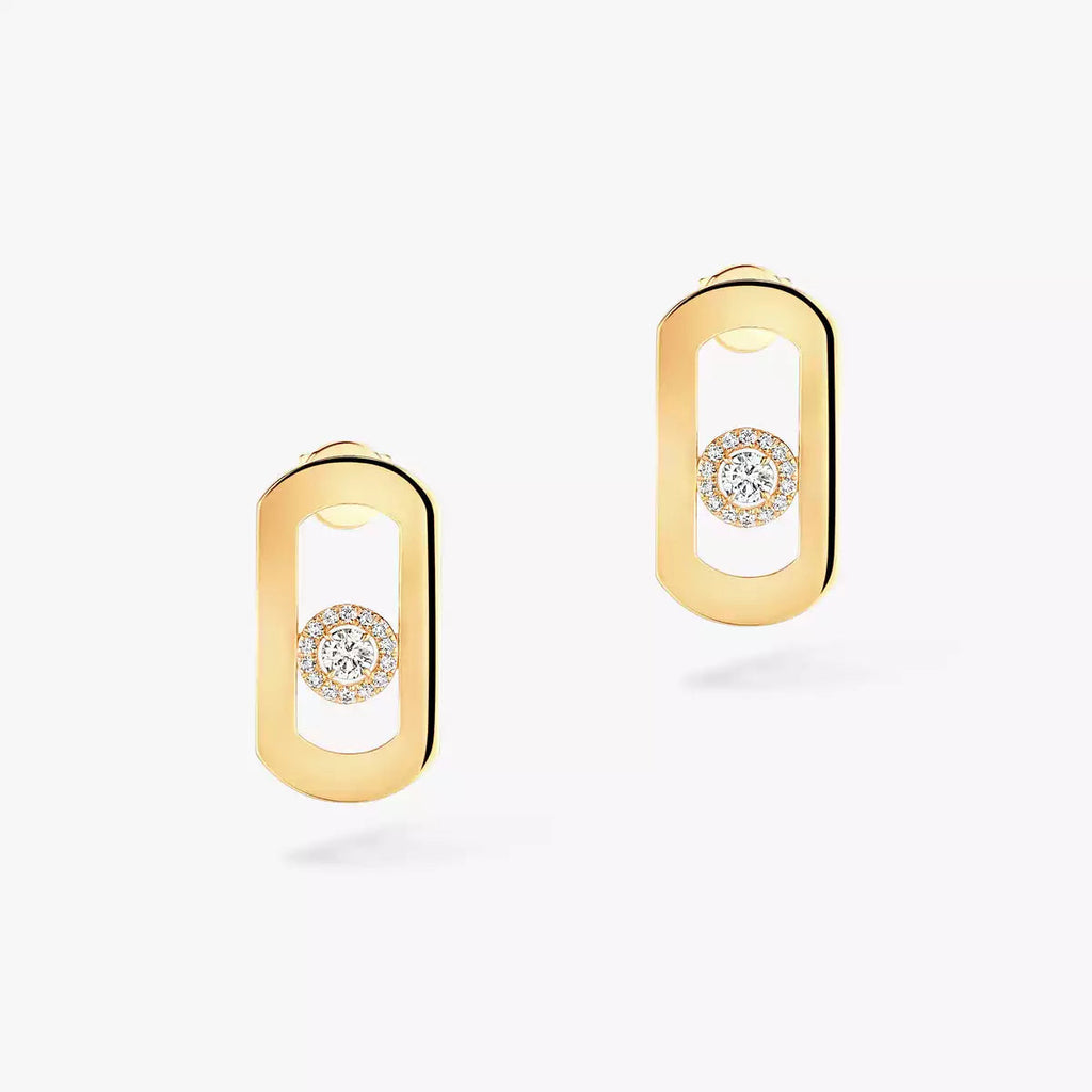 [Luxe Jewellery] So Move Diamond Earrings in Yellow Gold
