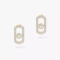 [Luxe Jewellery] So Move Pave_-Set Diamond Earrings in Silver
