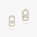 [Luxe Jewellery] So Move Pave_-Set Diamond Earrings in Silver