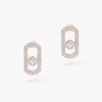 [Luxe Jewellery] So Move Pave_-Set Diamond Earrings in Silver