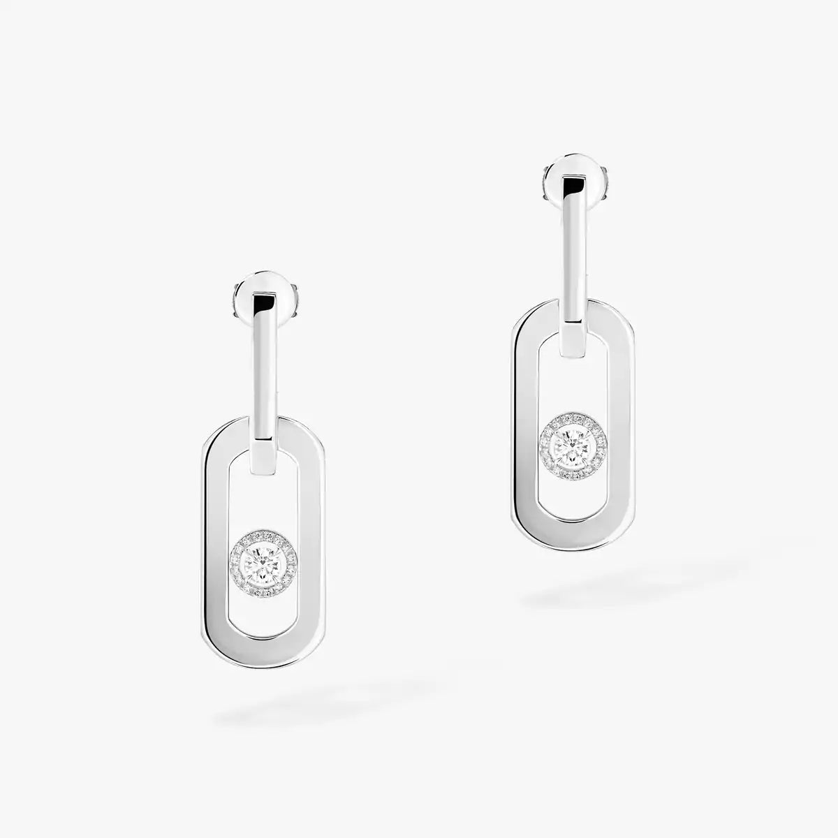 [LUXE JEWELRY] So Move XL Diamond Hoop Earring