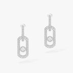 [LUXE JEWELRY]So Move XL Pave_-Set Diamond Pendant Earrings