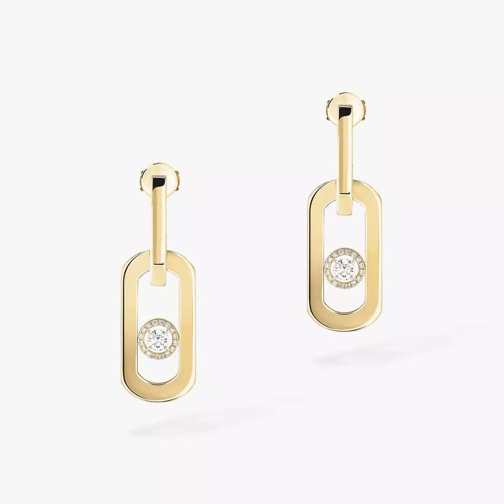 [LUXE JEWELRY]So Move XL Diamond Pendant Earrings