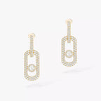 [Luxe Jewellery] So Move XL Pave_-Set Diamond Pendant Earrings