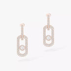 [LUXE JEWELRY]So Move XL Pave_-Set Diamond Pendant Earrings