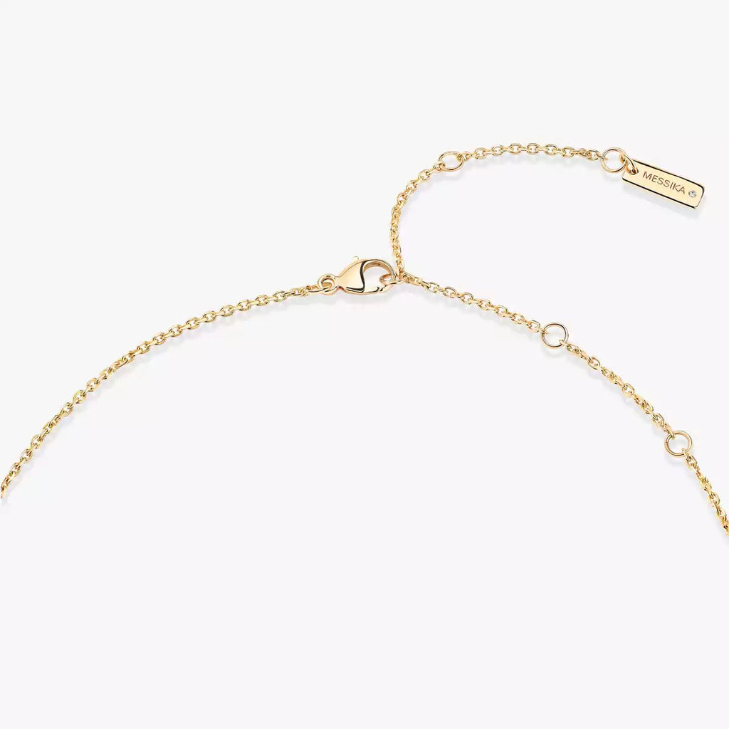 [LUXE JEWELRY]Lucky Eye Diamond Necklace in Rose Gold and Turquoise