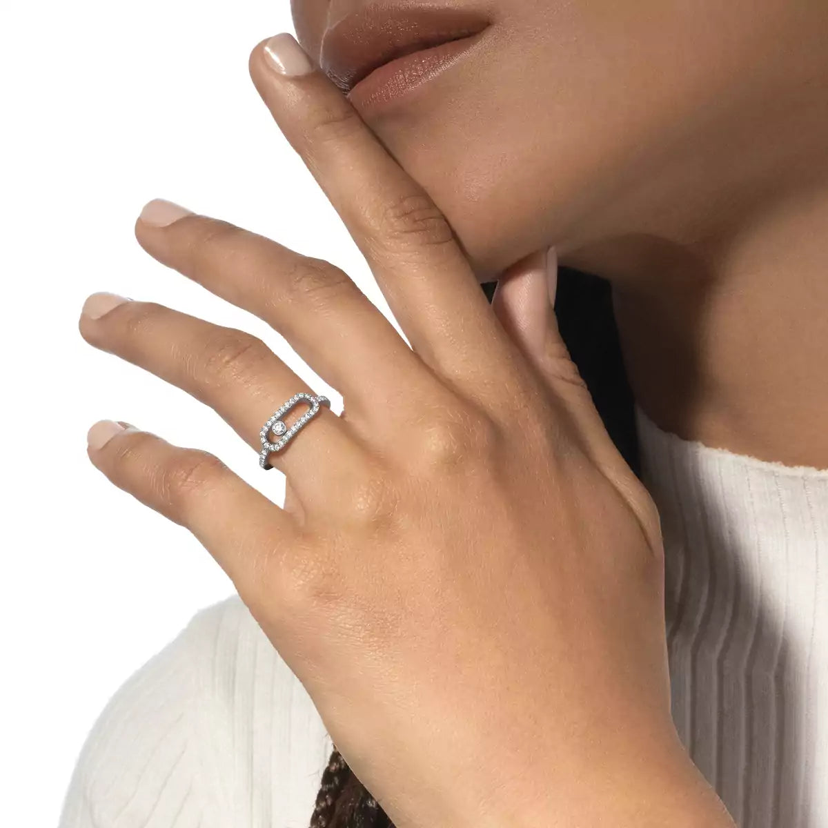 [Luxe Jewellery] Move Uno Diamond Ring in Gold