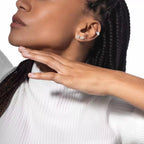 [LUXE JEWELRY]Diamond Earrings 0,10ct My Twin 1+2