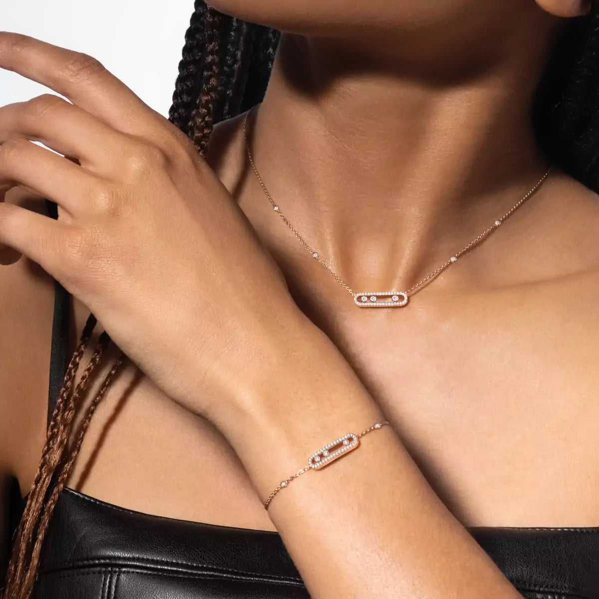 [Luxe Jewellery] Pavé Baby Move Diamond Bracelet