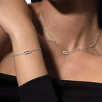 [LUXE JEWELRY]Diamond Necklace Move Uno