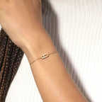 [LUXE JEWELRY]Move Uno Diamond Bracelet