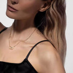 [Luxe Jewellery] So Move Diamond Necklace in Gold