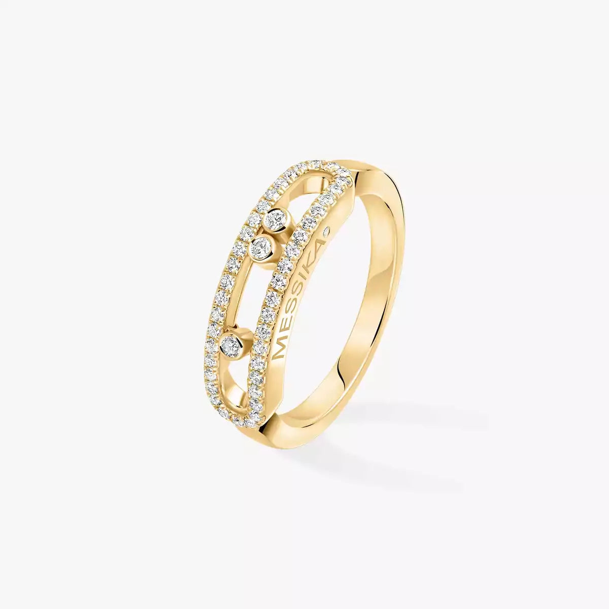 [Luxe Jewellery]  Baby Move Gold Diamond Pave_ Ring