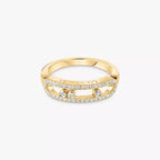 [Luxe Jewellery]  Baby Move Gold Diamond Pave_ Ring