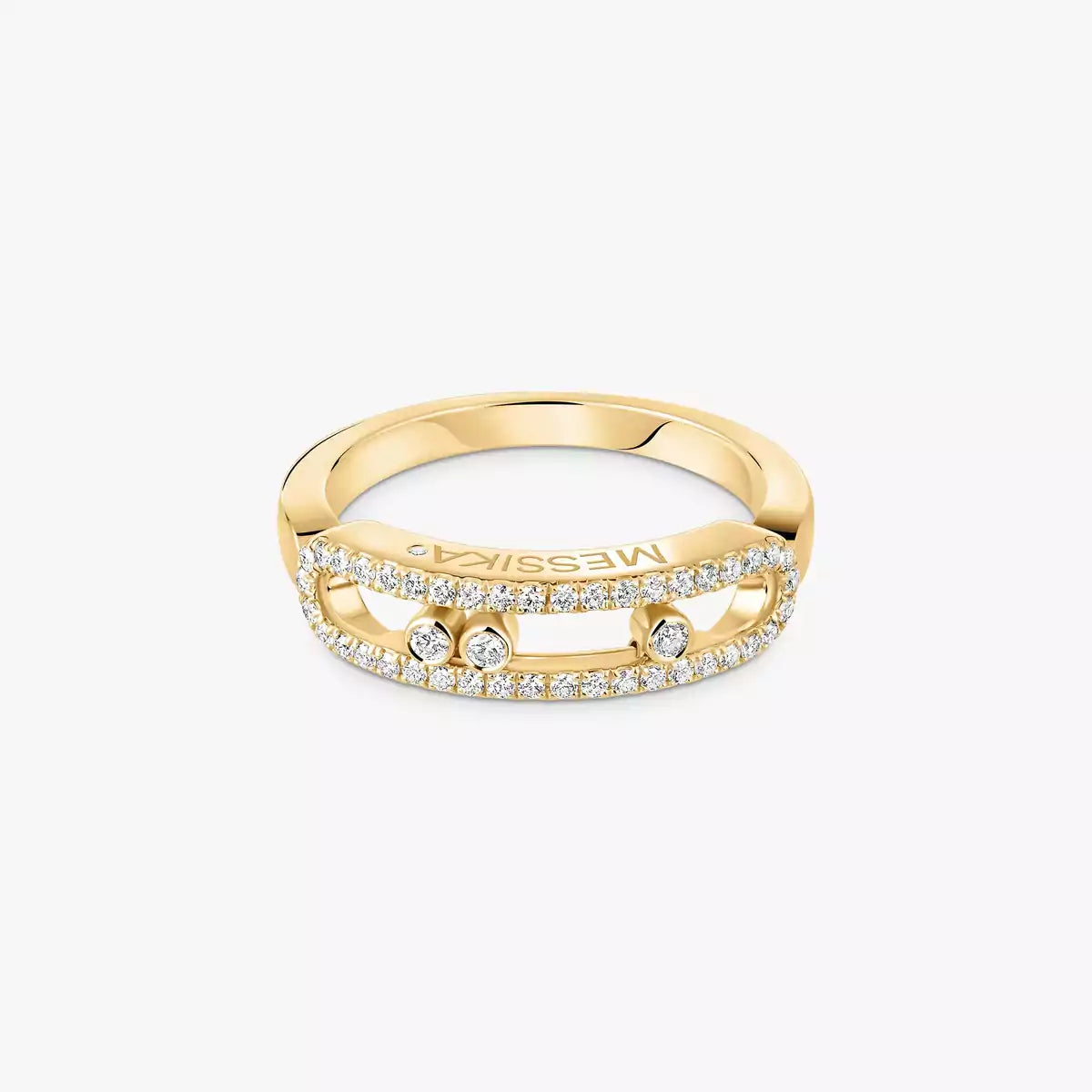 [Luxe Jewellery]  Baby Move Gold Diamond Pave_ Ring