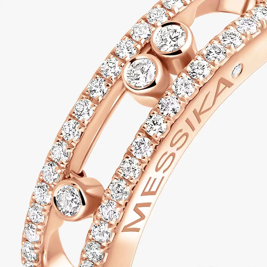 [Luxe Jewellery]  Baby Move Gold Diamond Pave_ Ring