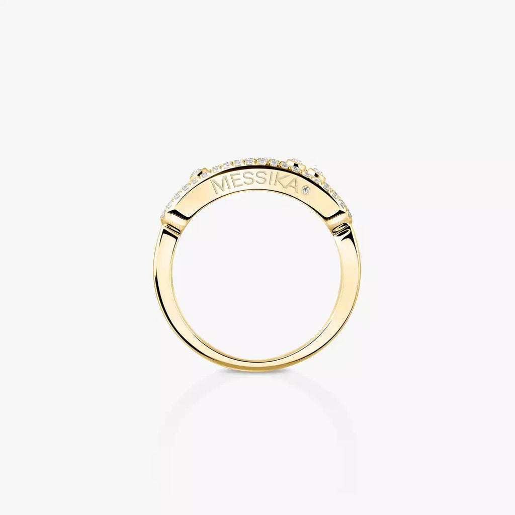 [Luxe Jewellery]  Baby Move Gold Diamond Pave_ Ring