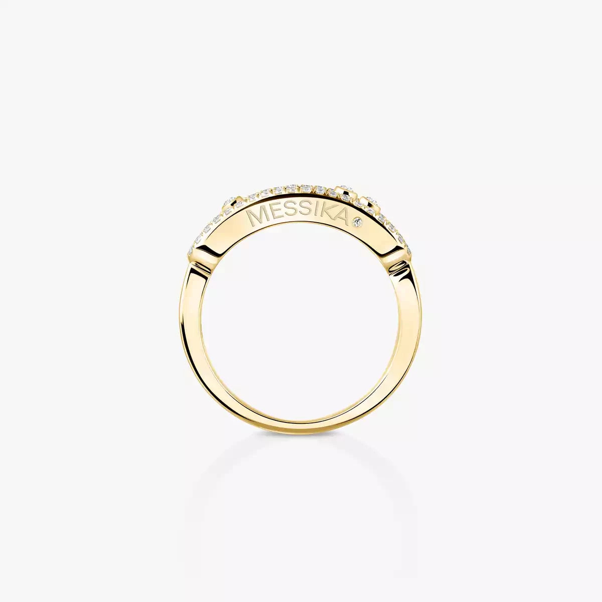 [Luxe Jewellery]  Baby Move Gold Diamond Pave_ Ring