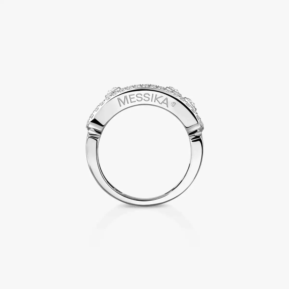 [LUXE JEWELRY] Move Gold Diamond Pave_ Ring