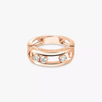 [LUXE JEWELRY] MoveGold Diamond Ring