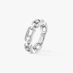 [LUXE JEWELRY]Move Link Pave_-Set Diamond Ring in Gold