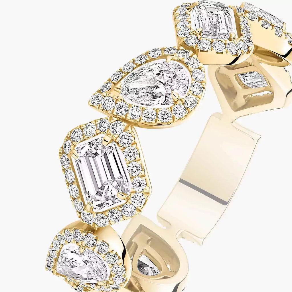 [LUXE JEWELRY]Diamond Wedding Ring My Twin