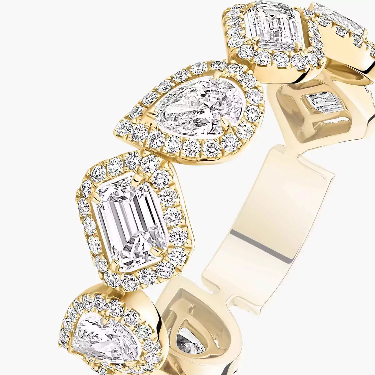 [LUXE JEWELRY]Diamond Wedding Ring My Twin