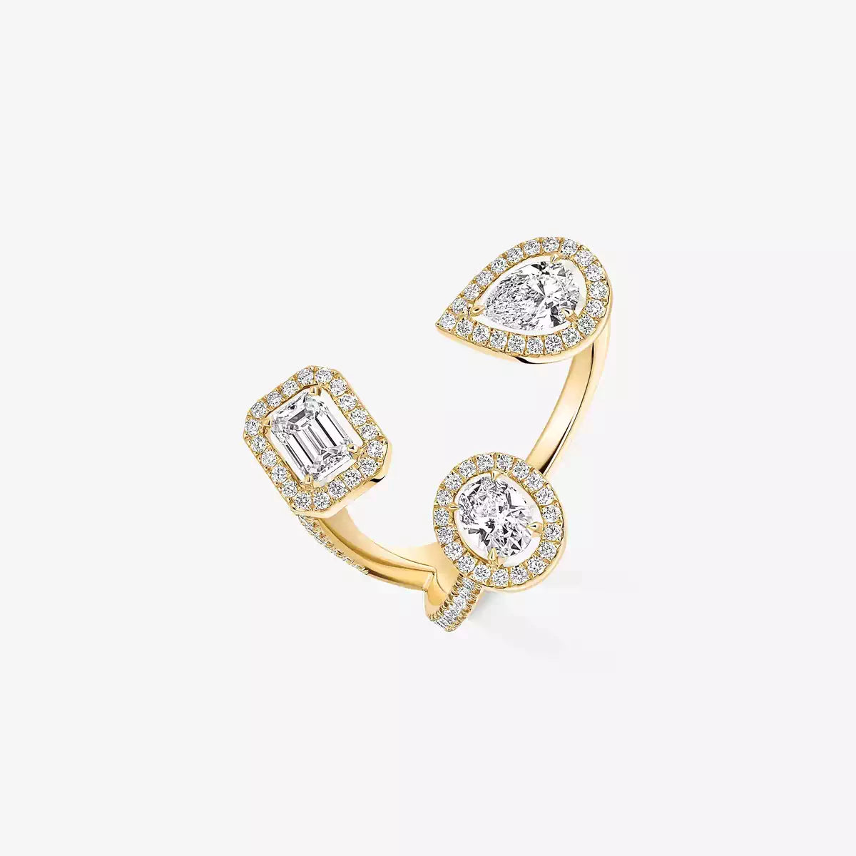 [[LUXE JEWELRY] Diamond Ring 0,25ct My Twin Trilogy